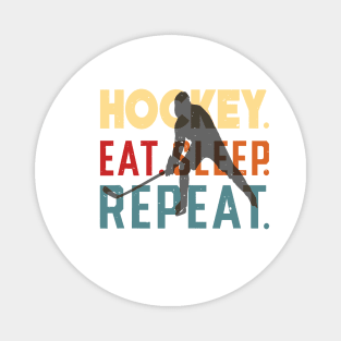 Eat Sleep Ice Hockey Repeat Magnet